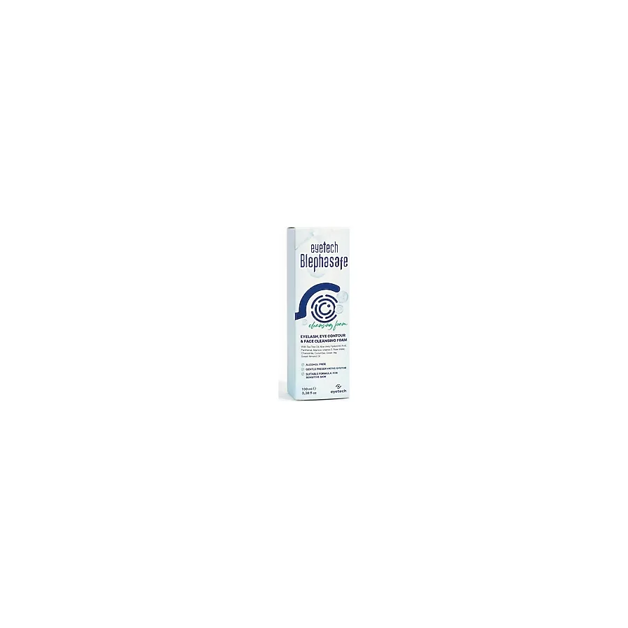 Eyetech Blephasafe 100 ml Kirpik, Göz Çevresi Ve Yüz Temizleme Köpüğü