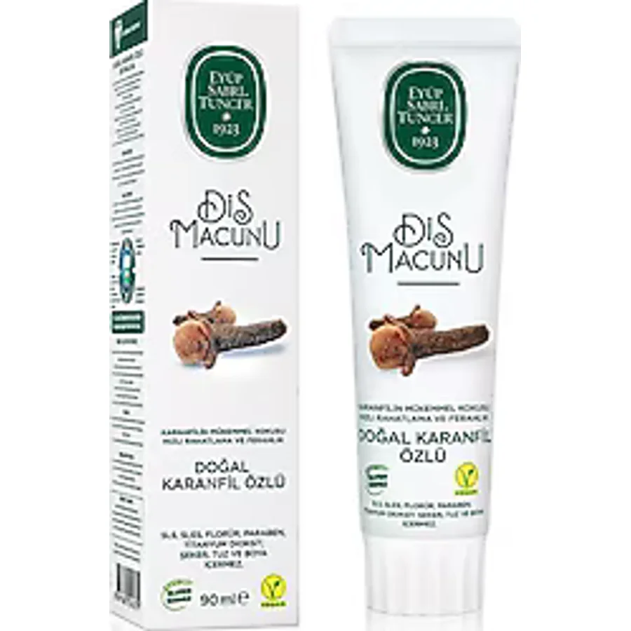 Eyüp Sabri Tuncer Doğal Karanfil Özlü 90 ml Florürsüz Diş Macunu