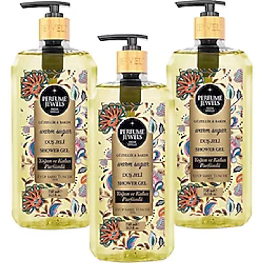 Eyüp Sabri Tuncer Perfume Jewels Warm Sugar 750 ml 3 Adet Duş Jeli