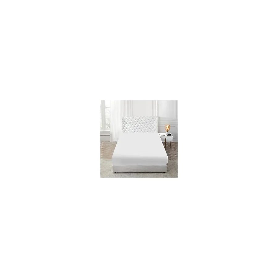 Ezgi Otel Serisi Geniş Ölçülü Otel Çarşafı Tek Kişilik Lastikli Çarşaf - 100 x 200 cm - Beyaz