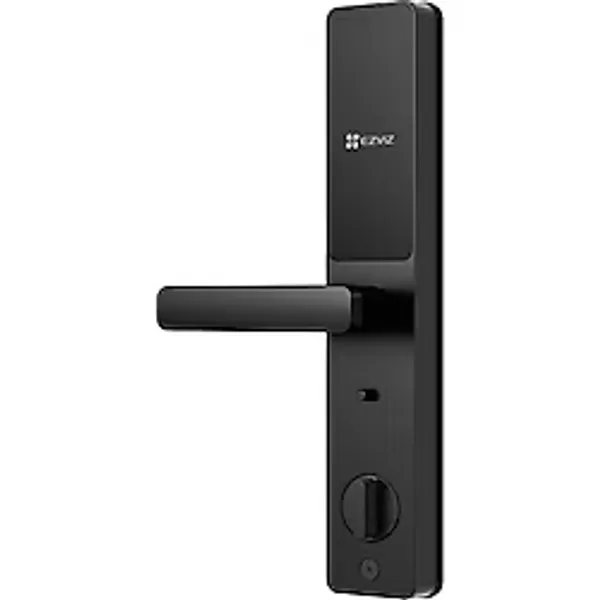 Ezviz Y2000-HIZLI ve Güvenli Akıllı Parmak Izi Kilidi, Şifre ve Akıllı Kart ile Kapı Kilidi Açma, Akıllı Kapı Zili, Anlık Mobil Bildirim (Ahşap Kapılar İçin)
