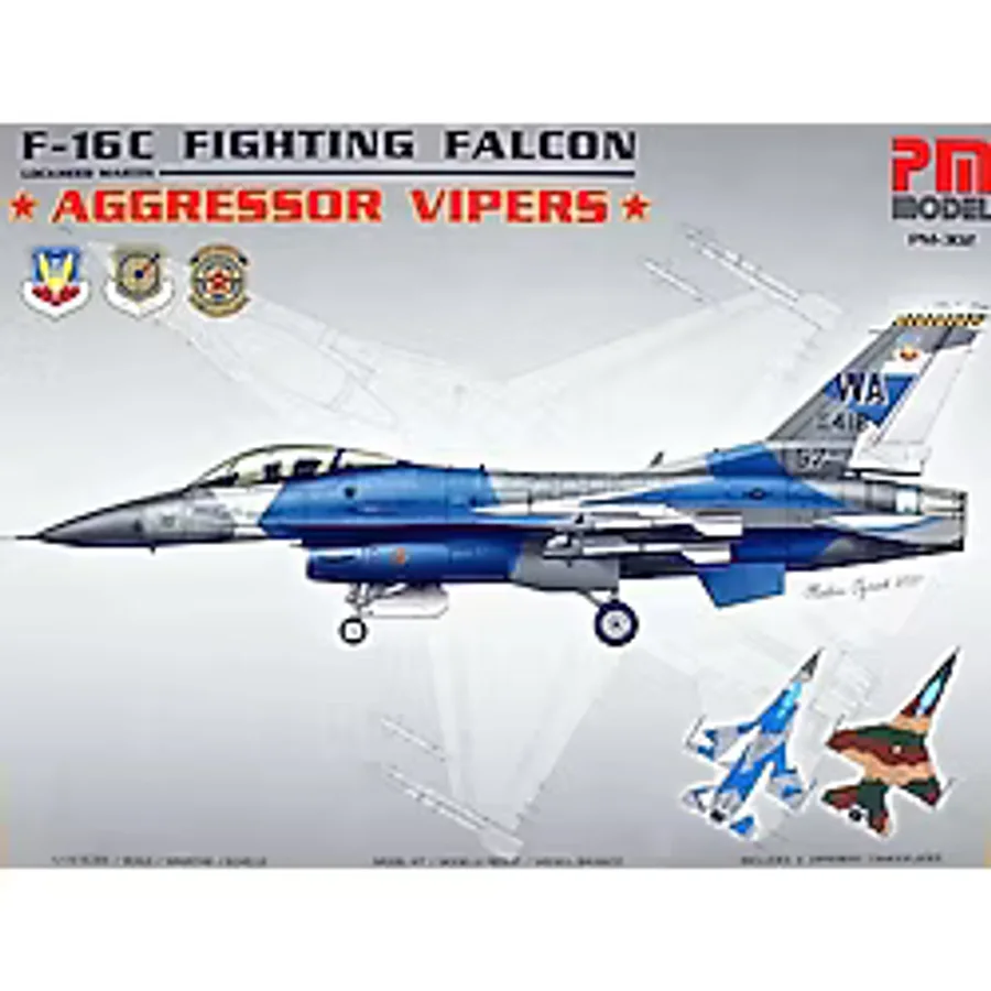 F-16 C Aggressor Pm Model Montajlı Plastik Uçak Maket Kiti