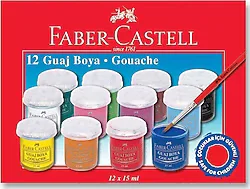 Faber-Castell 15 ml 12 Renk Guaj Boya