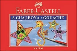 Faber-Castell 15 ml 6 Renk Guaj Boya