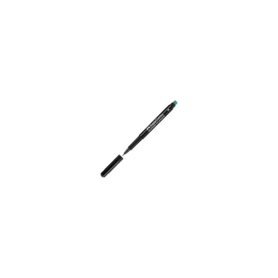 Faber-Castell 1523 S Siyah Permanent Asetat Kalemi