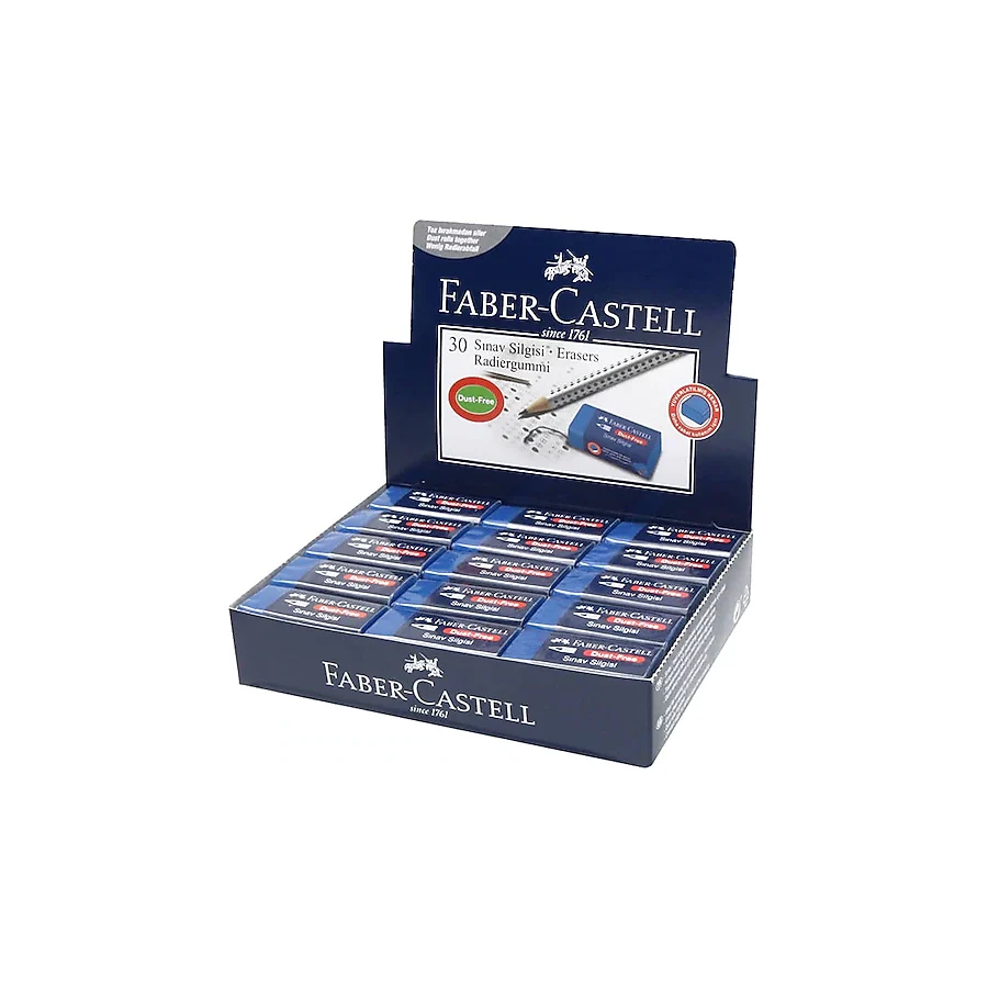 Faber-Castell 187170 Dust Free 24'lü Sınav Silgisi