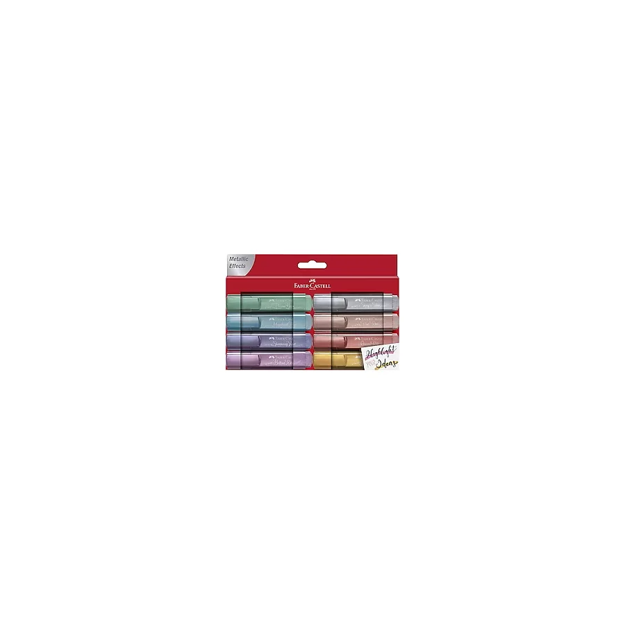 Faber-Castell 46 Metalik 8'li Fosforlu Kalem Seti