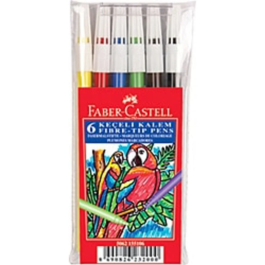 Faber-Castell 6'lı Keçeli Kalem Seti