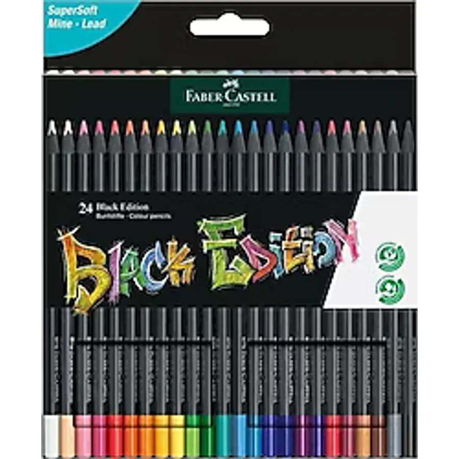 Faber-Castell Black Edition 36'lı Kuru Boya Seti