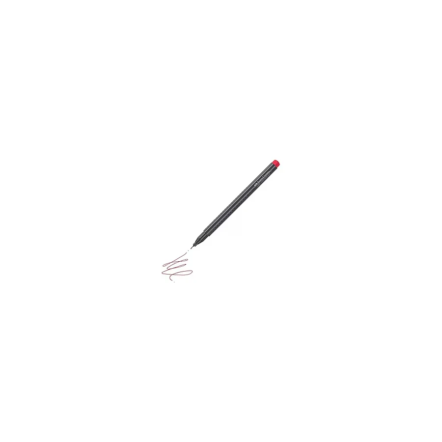 Faber-Castell Grip Finepen 0.4 mm Kırmızı Keçeli Kalem