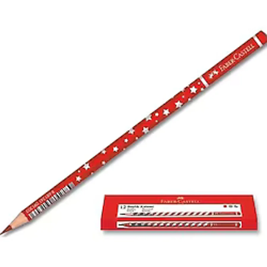 Faber-Castell Kırmızı Başlık Kalemi Yıldız 12 Adet