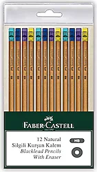 Faber-Castell Natural 12'li Silgili Kurşun Kalem