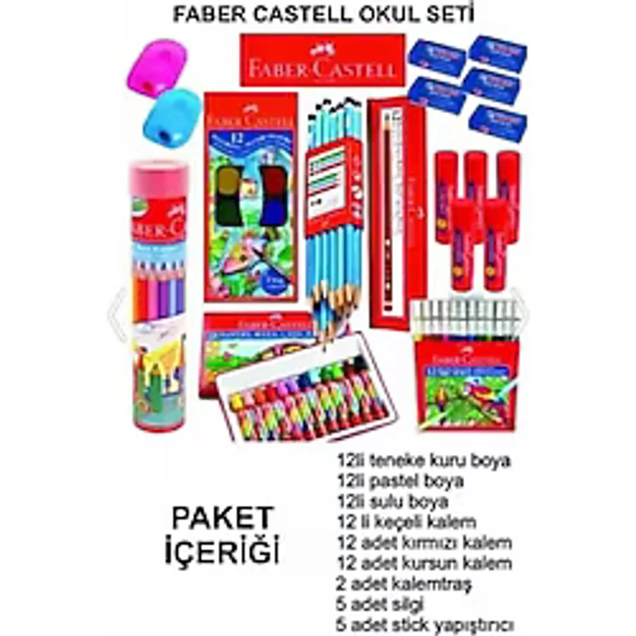 Faber Castell Okul Kırtasiye Seti