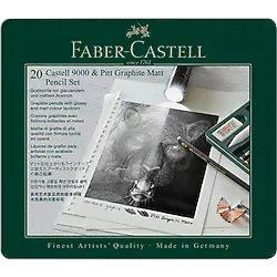 Faber Castell Pitt Graphite Matt Dereceli Kalem 20'Li Set