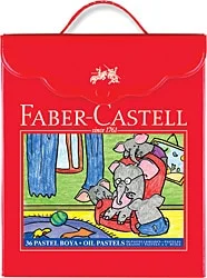 Faber-Castell Plastik Çantalı 36'lı Pastel Boya