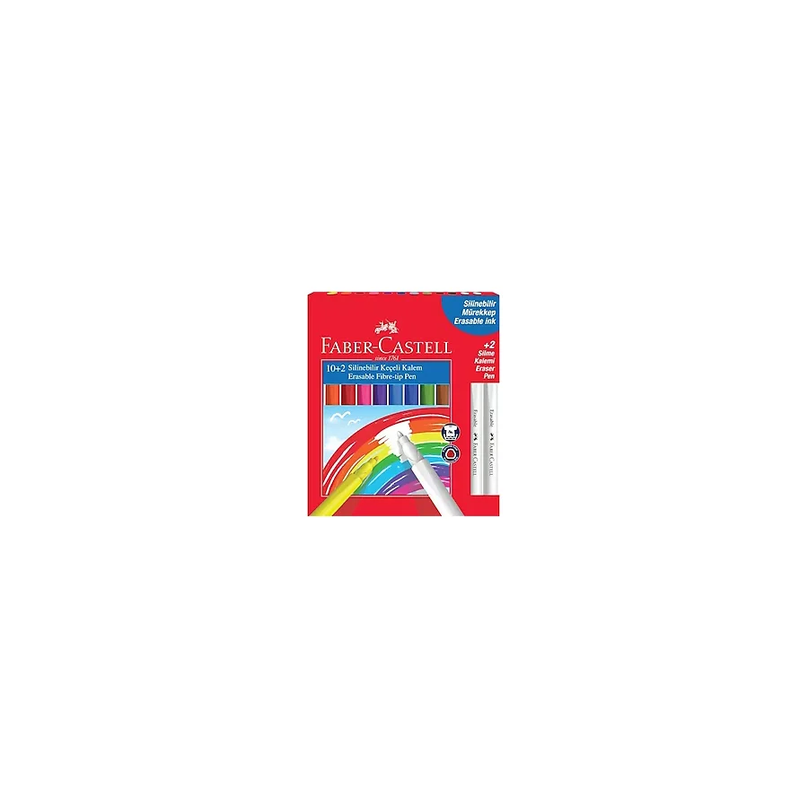 Faber-Castell Silinebilir 10+2'li Keçeli Kalem Seti