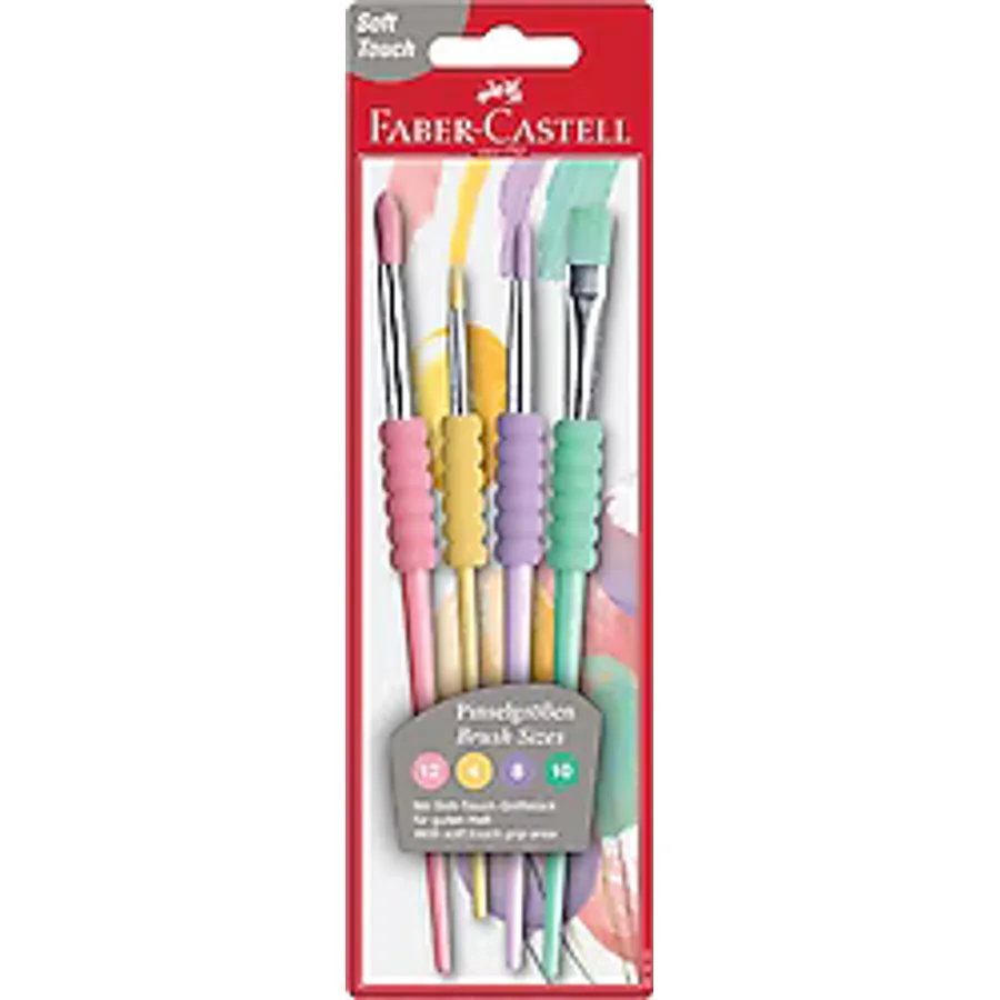 Faber-Castell Soft Touch Pastel 4'lü Fırça Seti