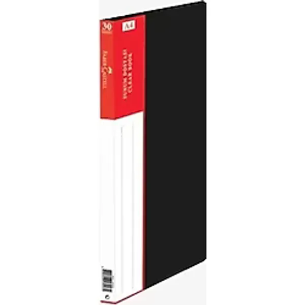 FABER-CASTELL SUNUM DOSYASI A4 SİYAH 30LU (130101)