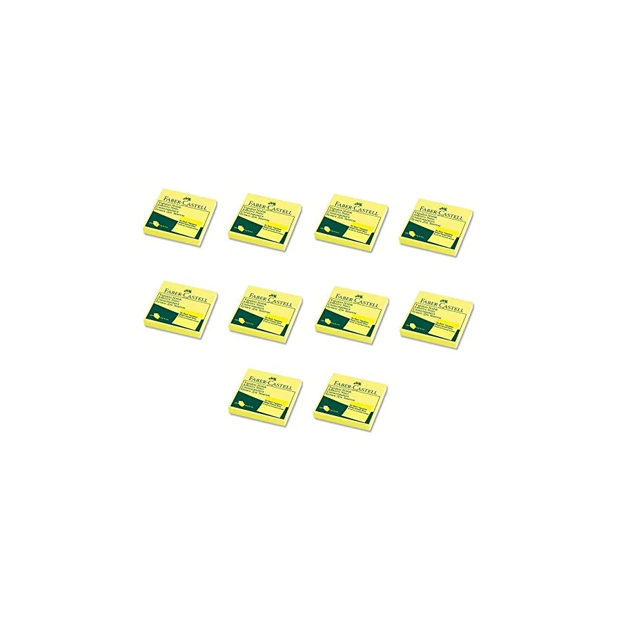 Faber-Castell Yapışkan Notluk 75x75 mm Fosforlu Turuncu