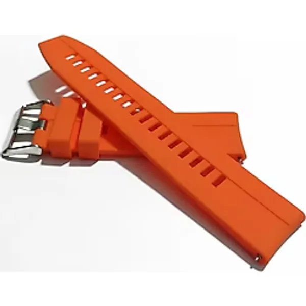 Fado Akıllı Saat Kordonu Akıllı Pimli Silikon 20 Mm (75) Oranj Renk
