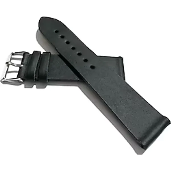 Fado & Her Saate Uyumlu Greyzi Deri Saat Kordonu 22 Mm (92) Siyah