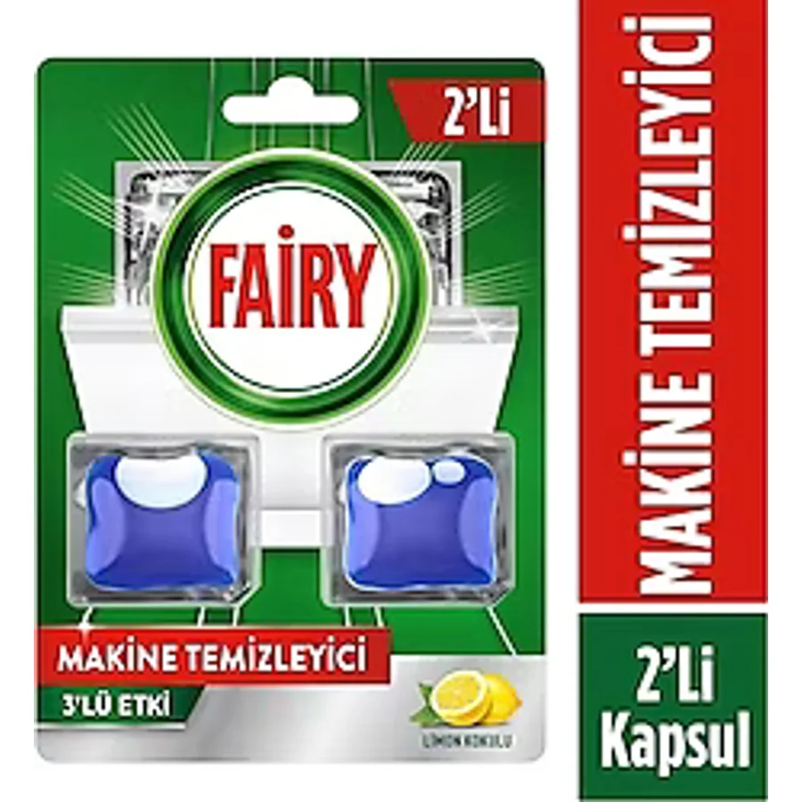 Fairy 2 Kapsül Bulaşık Makinesi Temizleyici Tablet