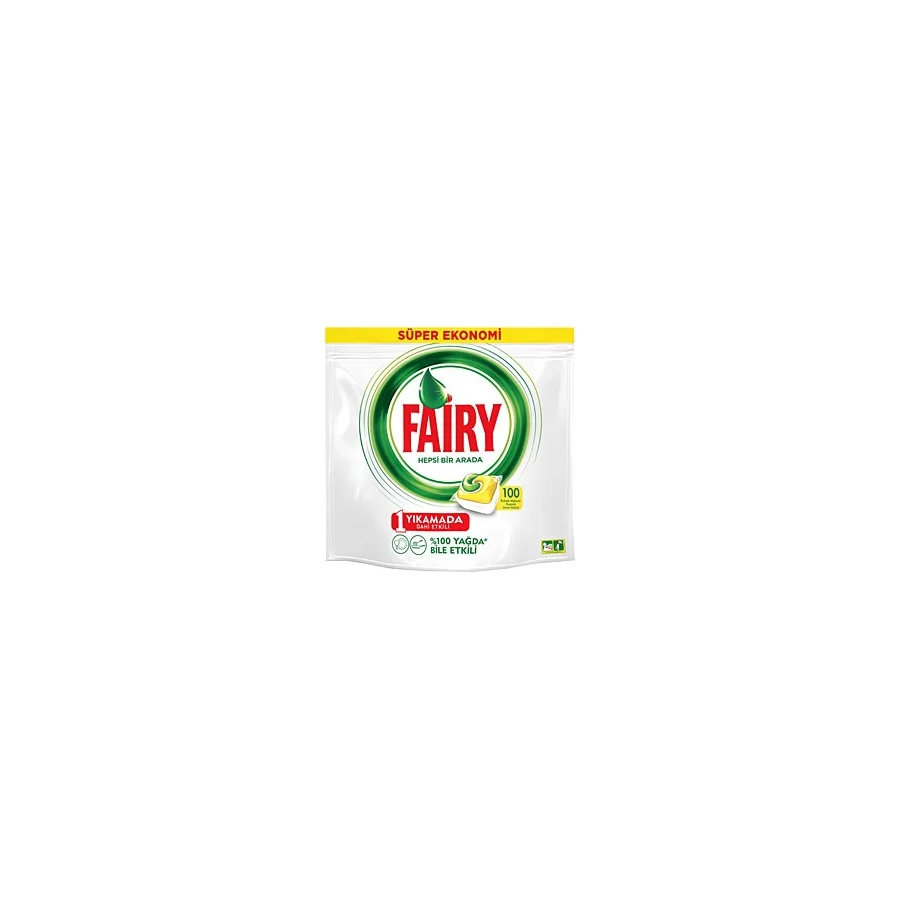 Fairy Hepsi Bir Arada Limon Bulaşık Makinesi Tableti 100'lü