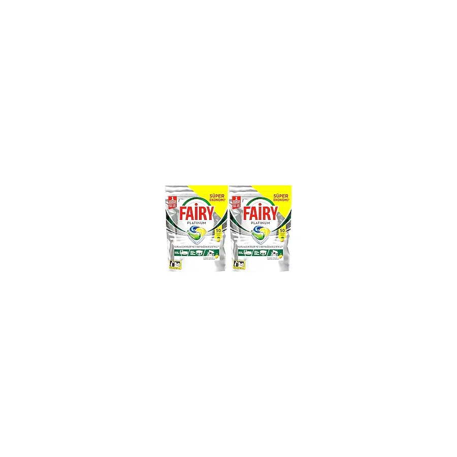 Fairy Platinum Bulaşık Makinesi Deterjanı Kapsülü/Tableti 50 Yıkama (2 paketi)