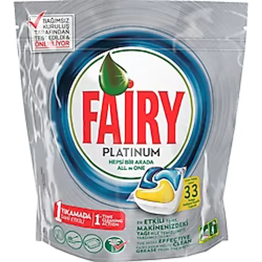 Fairy Platinum Bulaşık Makinesi Tableti 33'lü