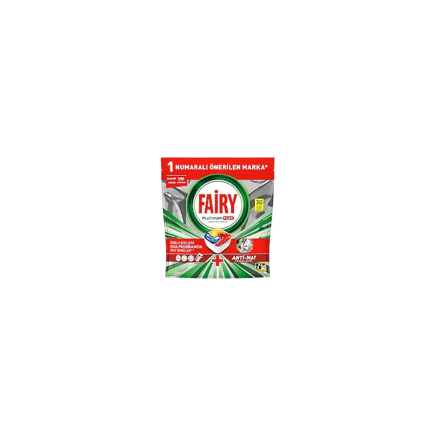 Fairy Platinum Plus Bulaşık Makinesi Tableti 30'lu