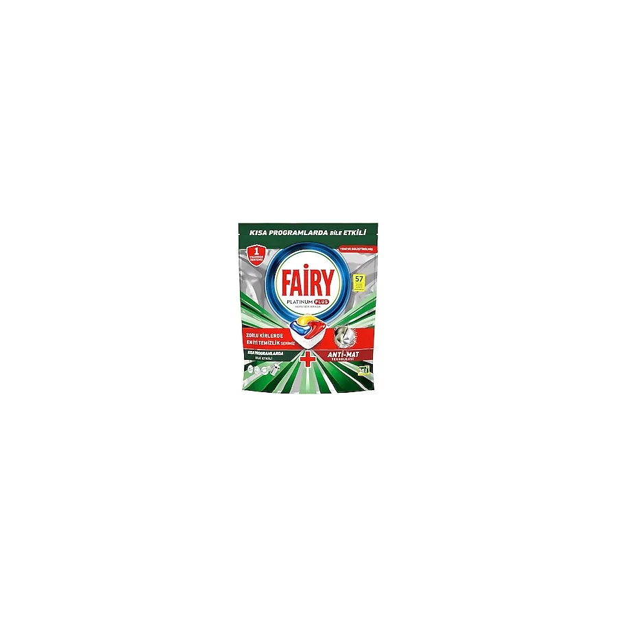 Fairy Platinum Plus Bulaşık Makinesi Tableti 57'li