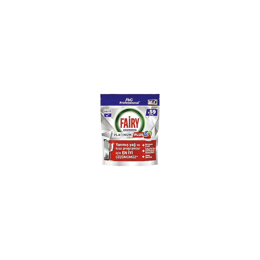 Fairy Professional Platinum Plus Bulaşık Makinesi Tableti 59'lu
