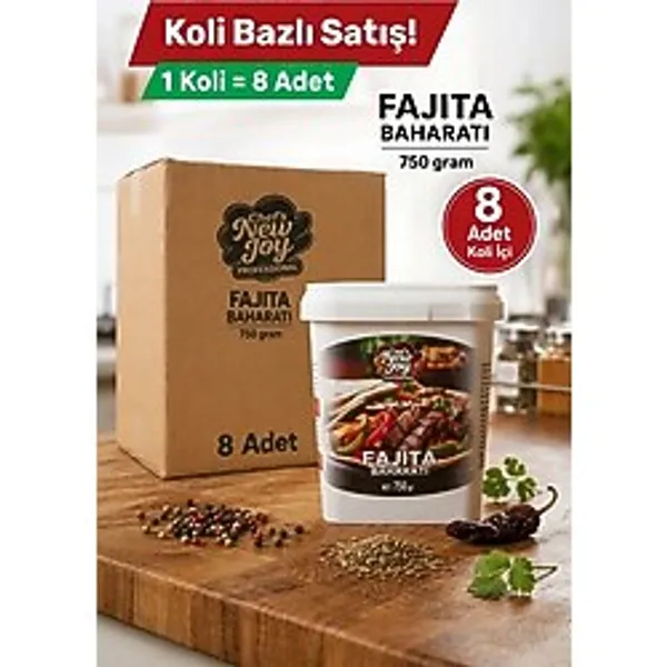 Fajita Baharatı 750 G x 8 Adet - 1 Koli (Koli Bazlı Avantaj Paketi)