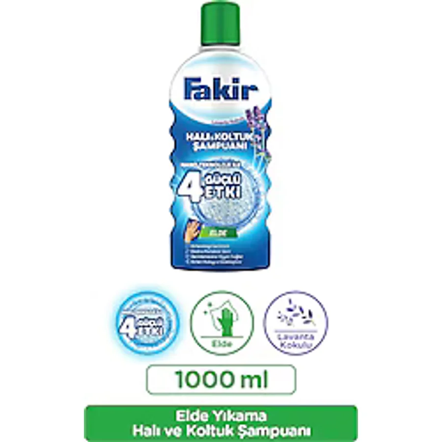Fakir Elde Nano Teknolojili Halı ve Koltuk Şampuanı 1 lt