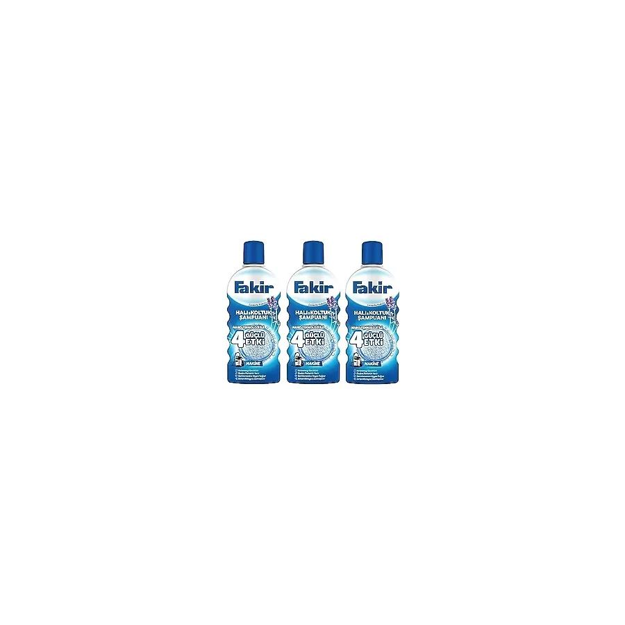 Fakir Halı Şampuanı Lavanta (Makineler İçin) 1000 Ml x 3 Adet