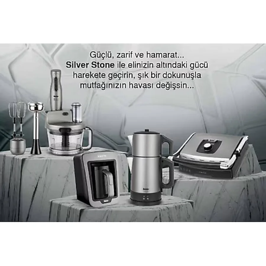 Fakir Silver Stone Serisi 4'lü Elektronik Çeyiz Seti