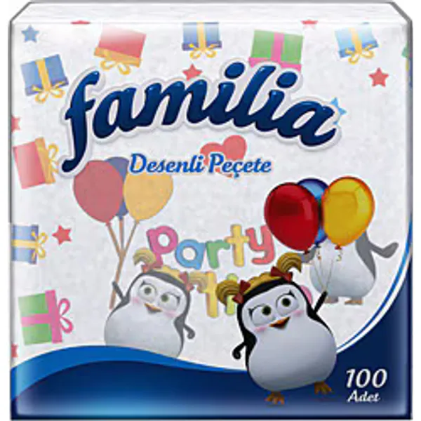 Familia Desenli 100'lü Kağıt Peçete