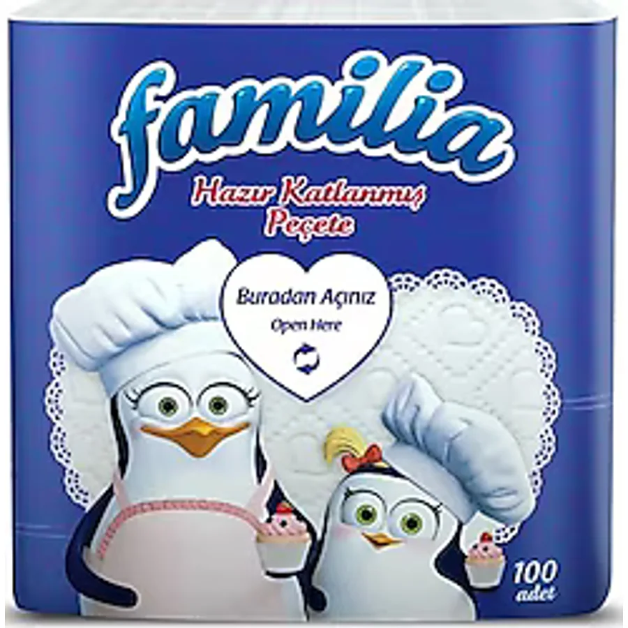 Familia Hazır Katlanmış 100'lü Kağıt Peçete
