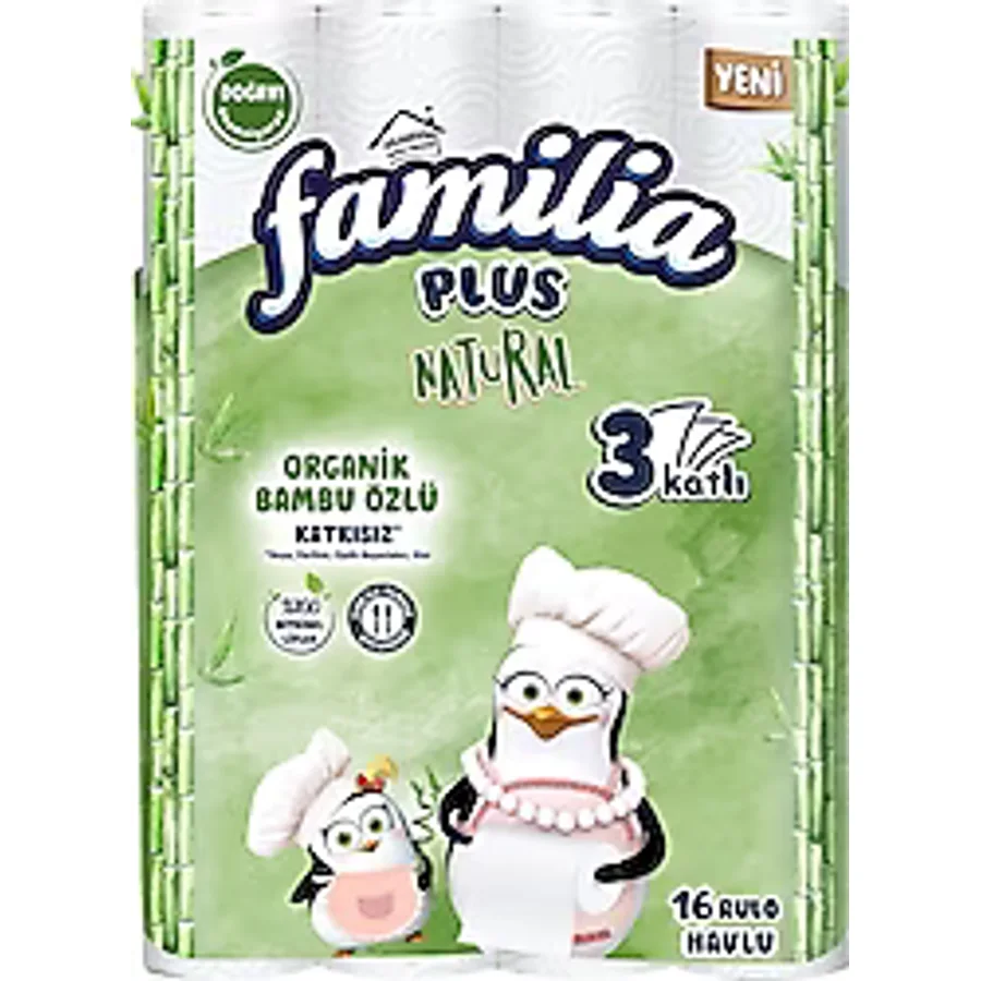 Familia Plus Natural 16'lı Kağıt Havlu