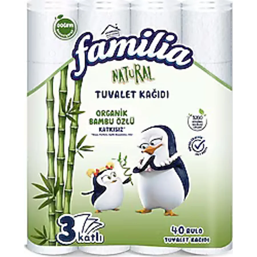 Familia Plus Natural 40'lı Tuvalet Kağıdı