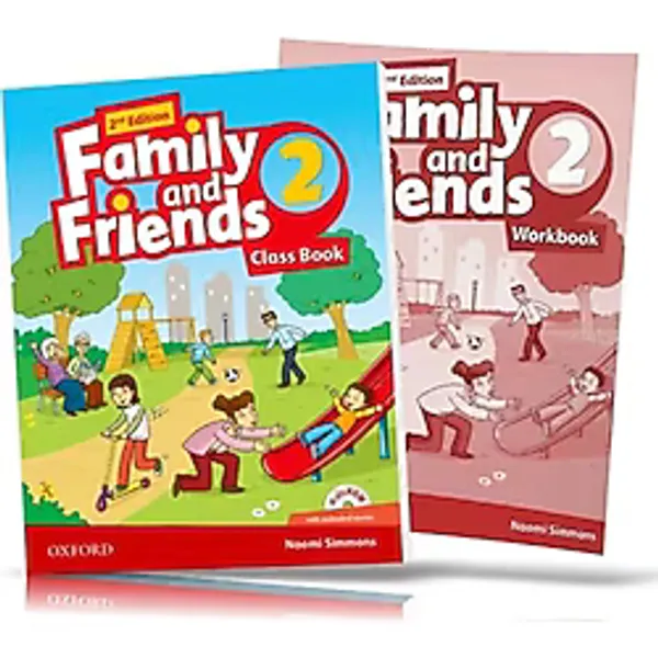 Family And Friends Level 2 : Class Book And Workbook With Downloadable Audios