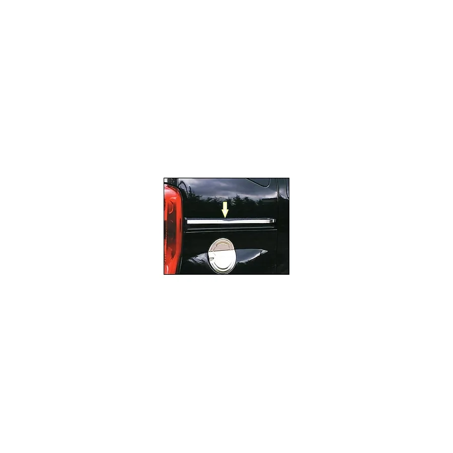 FAMS OTO AKSESUAR Fiat Fiorino Krom Sürgü Nikelajı 2 Parça 2008 Üzeri P.çelik
