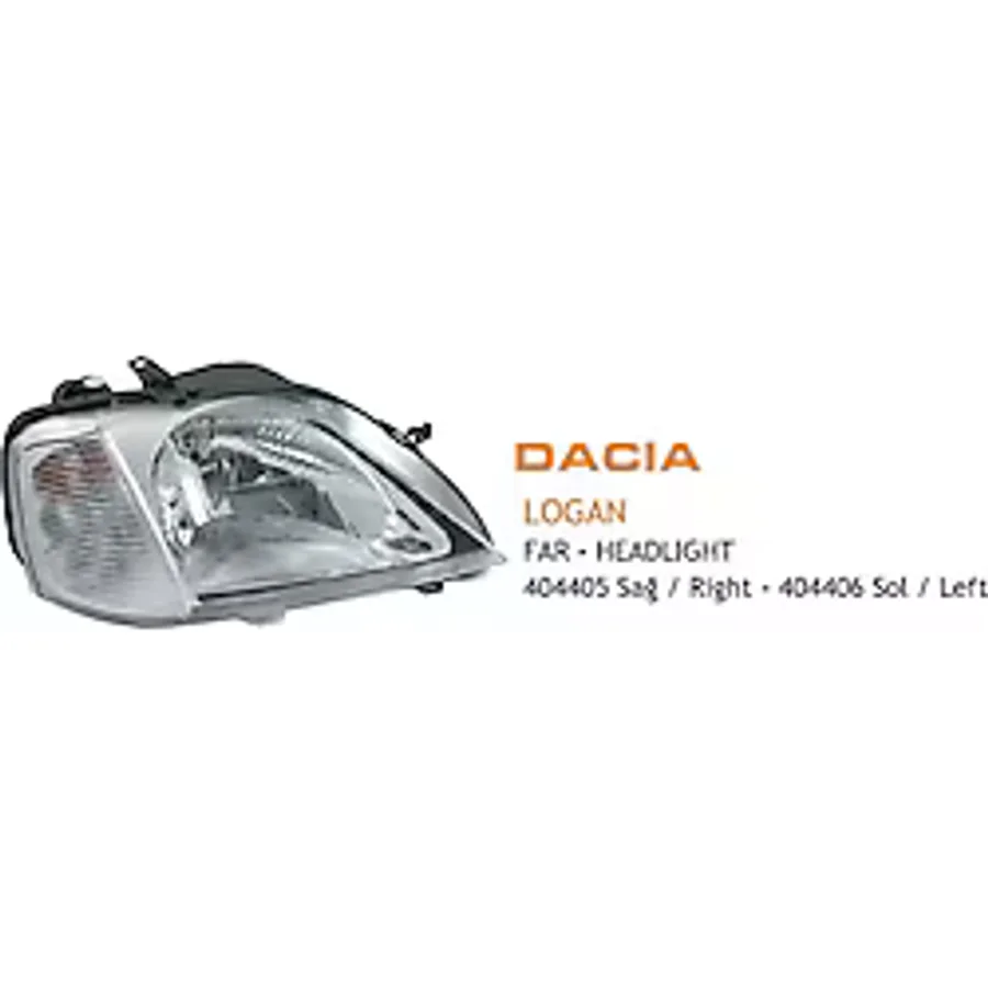 Far Dacıa Logan Sağ 2003-2008