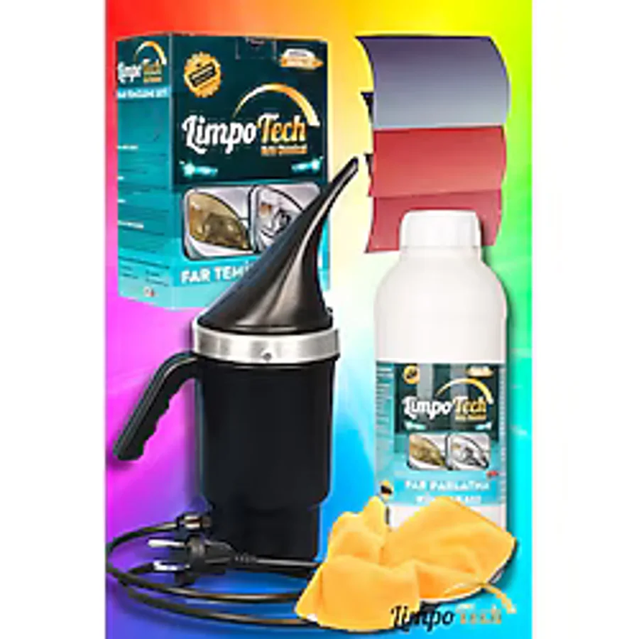 Far Temizleme Seti Buharli Far Temizleme Seti Far Parlatma Seti Oto Far Temizleyici ( 500Ml)