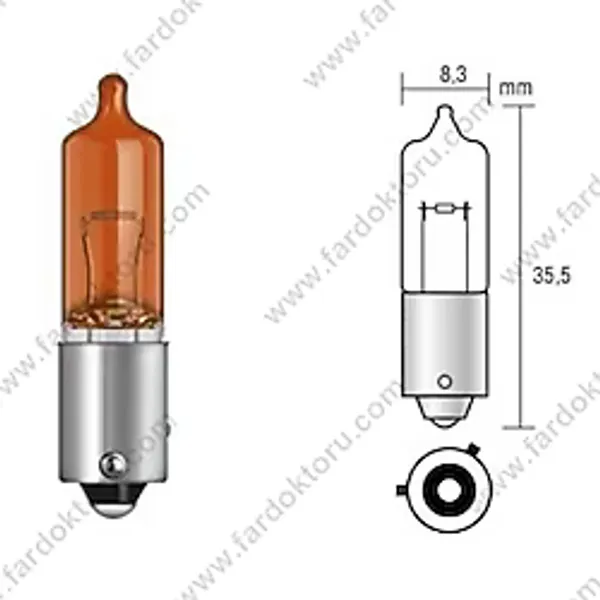 Fardoktoru Hy21W Oto Ampul Turuncu Sinyal Ampülü Photon Ph5714Na