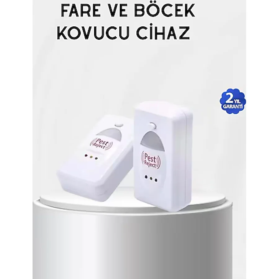 Fare Sivrisinek ve Böcek Kovucu Ultrasonik Cihaz - Güvenli ve Kimyasalsız Çöz - MRK1791-6077