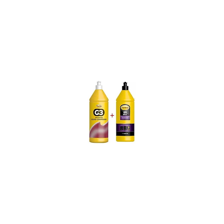 Farecla G3 Wax Cila 1 Litre + G3 Çizik Giderici Pasta 1 Litre Seti