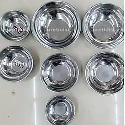 Farklı boyda Paslanmaz Çelik Çorba Kasesi,Hoşaf,Yoğurt Kasesi Tas 1no 12cm