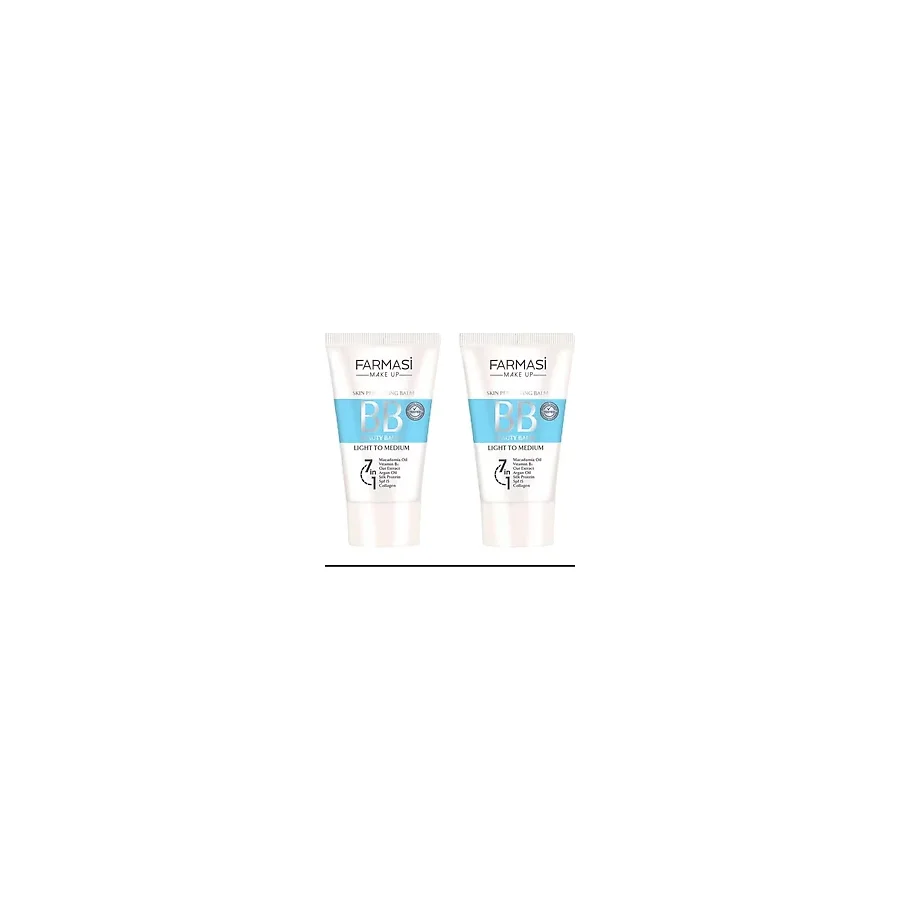 Farmasi 02 Light Medium SPF 15 50 ml 2 Adet BB Krem