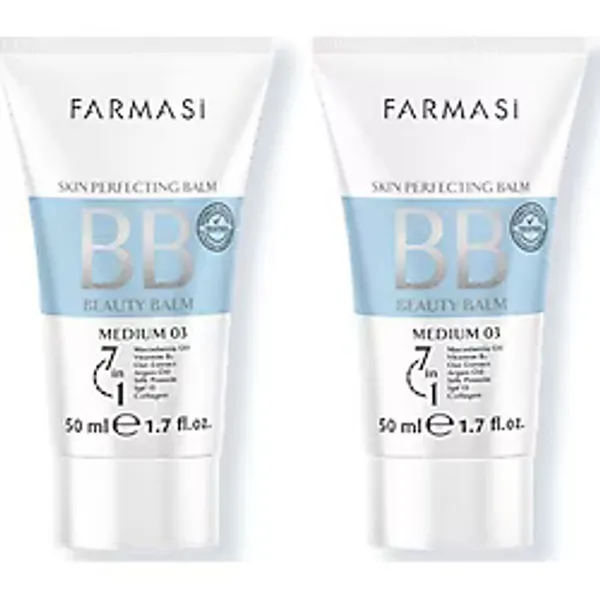 Farmasi 03 Medium SPF 15 50 ml 2 Adet BB Krem